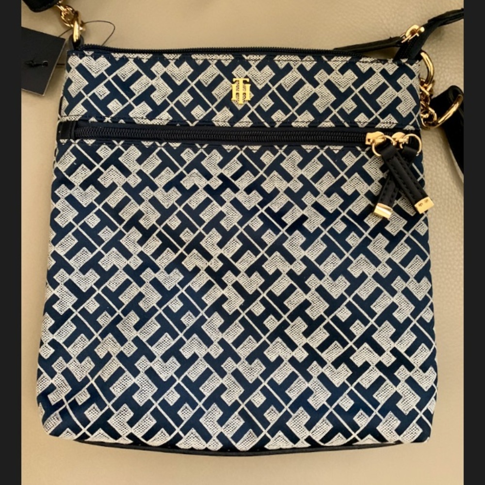 Tommy Hilfiger Monogram Crossbody Bag New with Tag